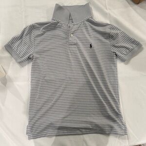 Polo by Ralph Lauren Kids Gray Striped Polo